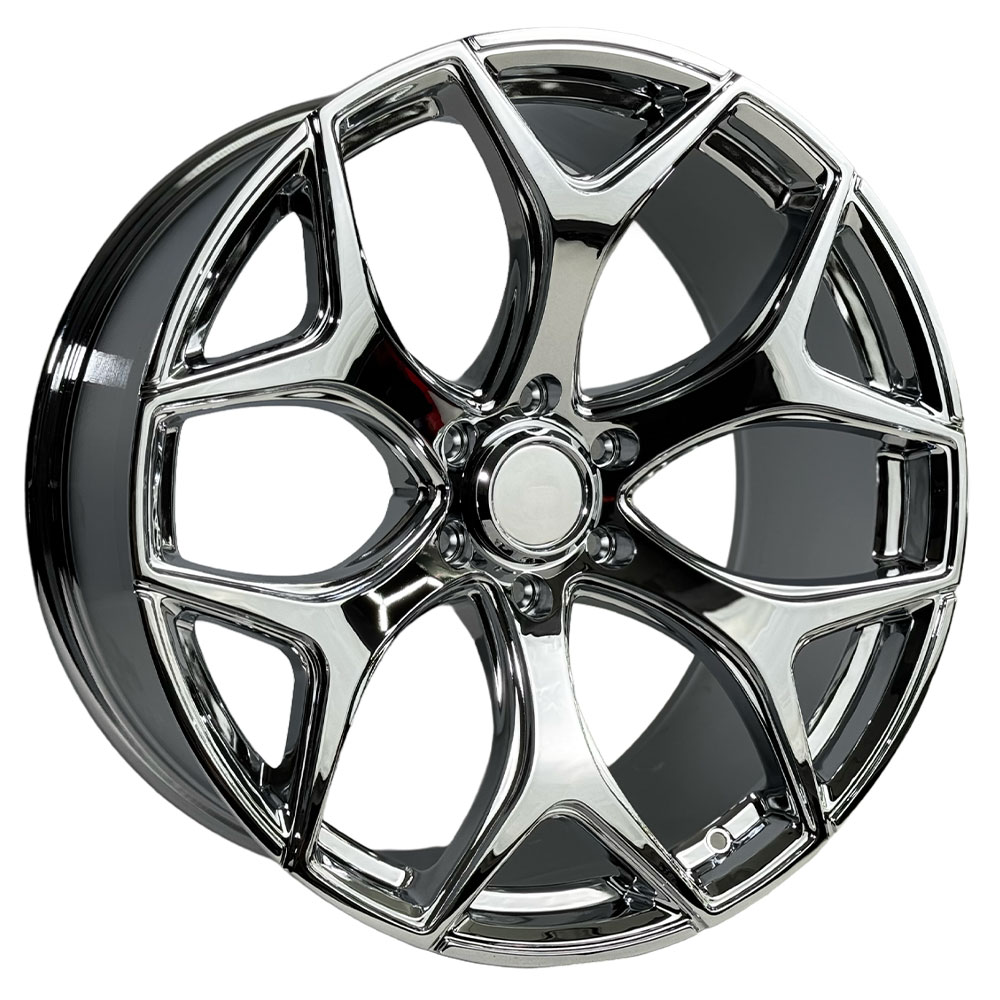 22" Fits Ford F150 2025 Shelby Super Snake Style Wheels Chrome Set of 4 22x10" Rims